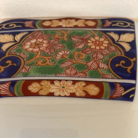 Vintage Japanese Octagon porcelain hand painted - Picture 5 of 7